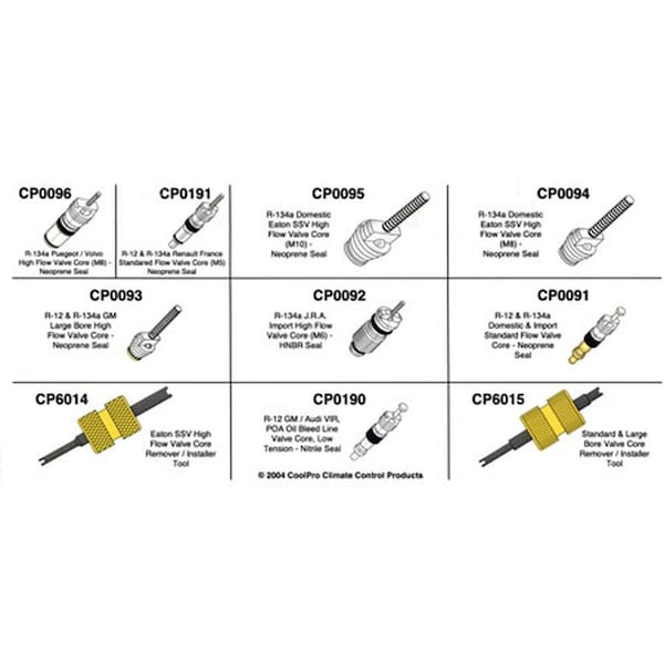 Aftermarket Universal Valve Core Kit A-CP4019-AI - main